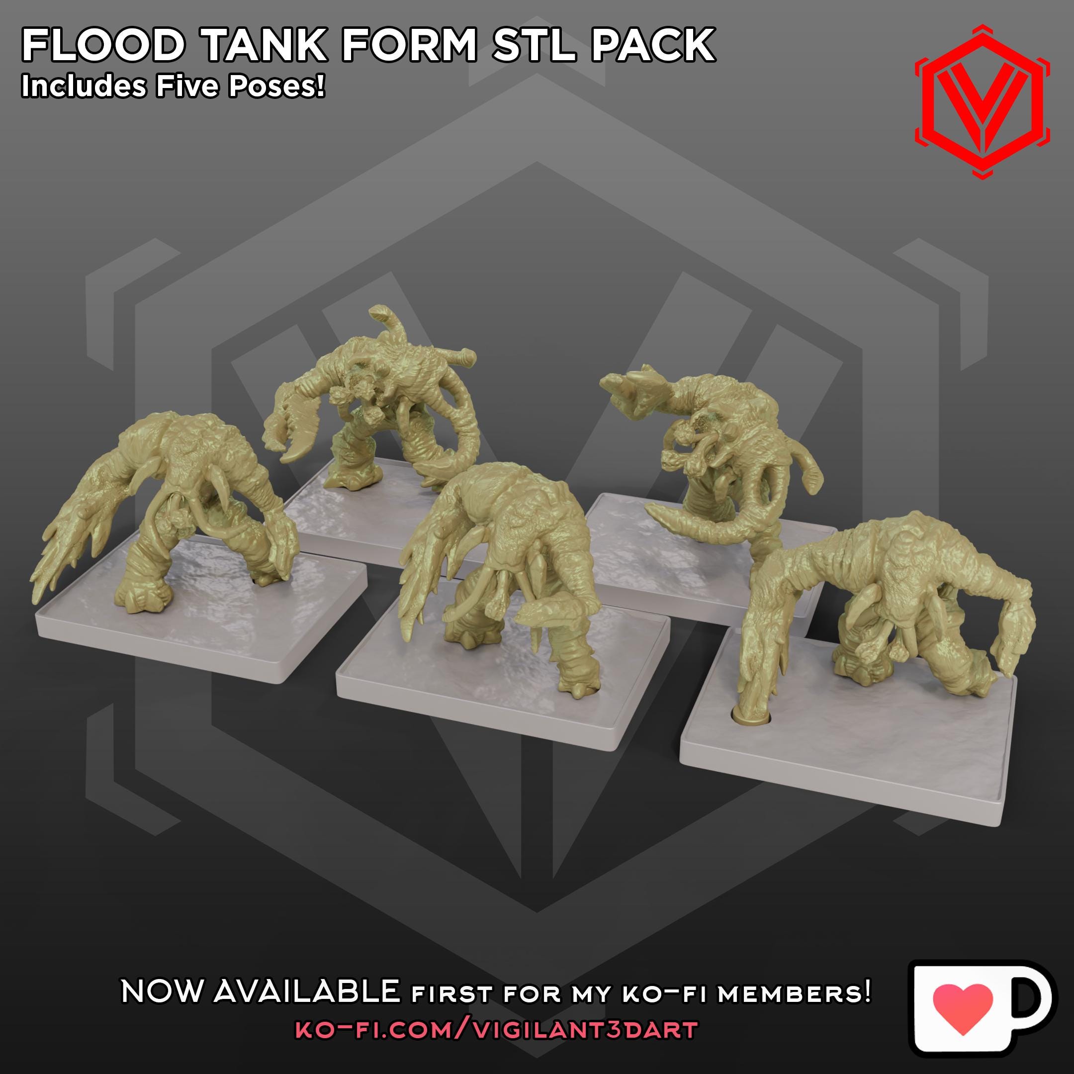 HGC - Infected Tank Form - 1/100th Scale Model - Etsy
