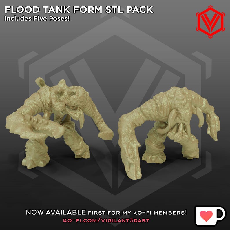 Zombified Tank Form - 1/58th to 1/46th Skirmish Scale Model - Etsy