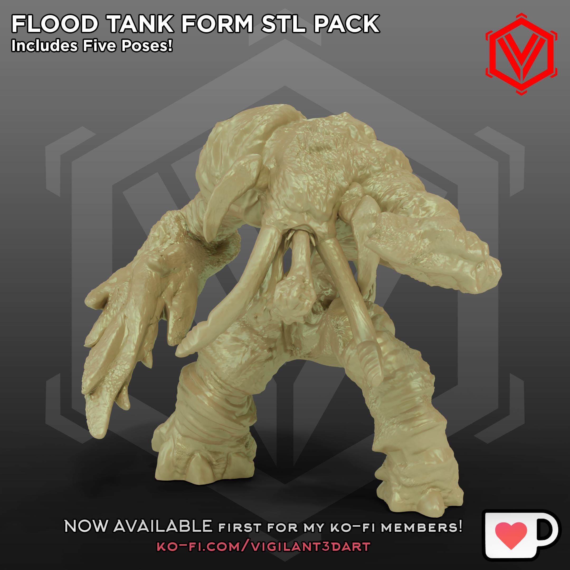 Zombified Tank Form - 1/58th to 1/46th Skirmish Scale Model - Etsy