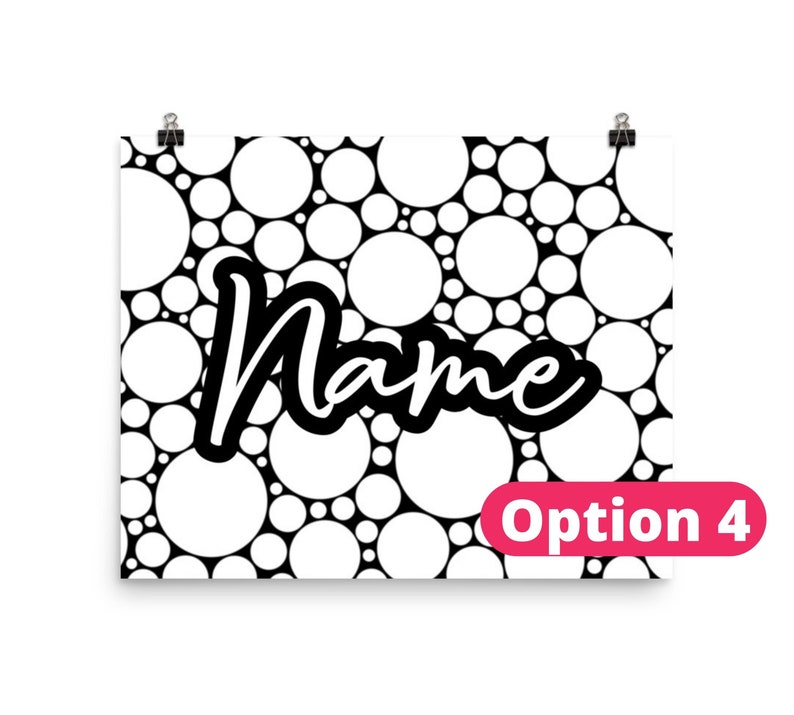 Digital, Name Coloring Page, Custom Printable Coloring Page ...