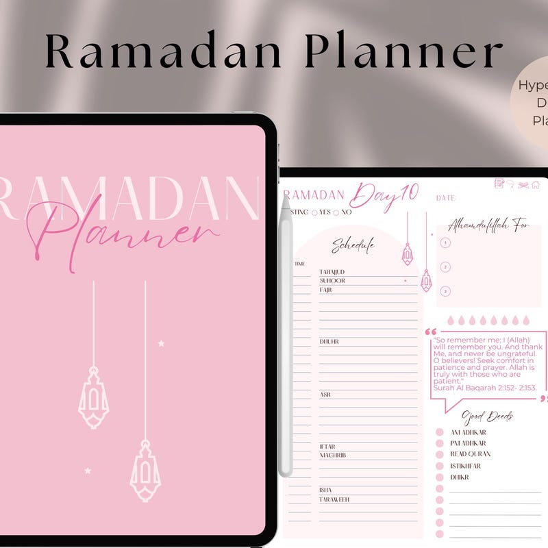 Cute Ramadan Planner - Etsy UK