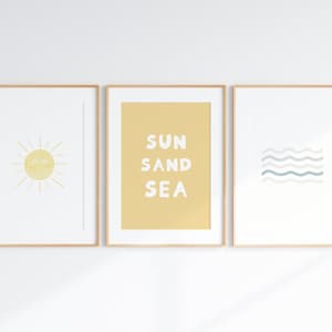 Beach Nursery Art, Beach Nursery Decor, Coastal Nursery, Kids Room Decor, Surf Wall Art, Surf Nursery Wall Art, Surf Nursery Decor