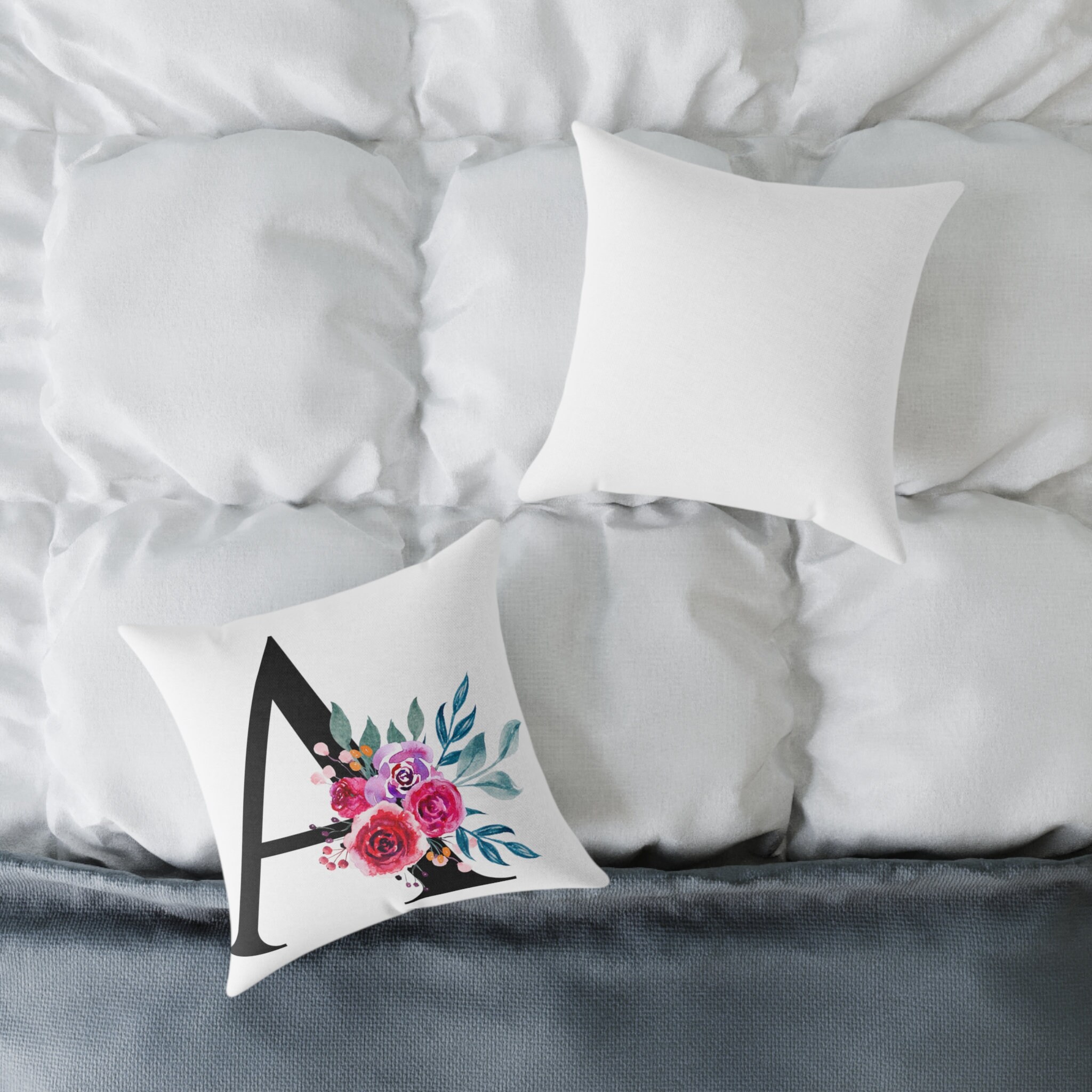 Spun Polyester Pillow, Selection of 5 Sizes, Home Deco Etsy UK