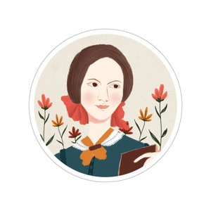 Pegatina Charlotte Bronte Kiss-Cut