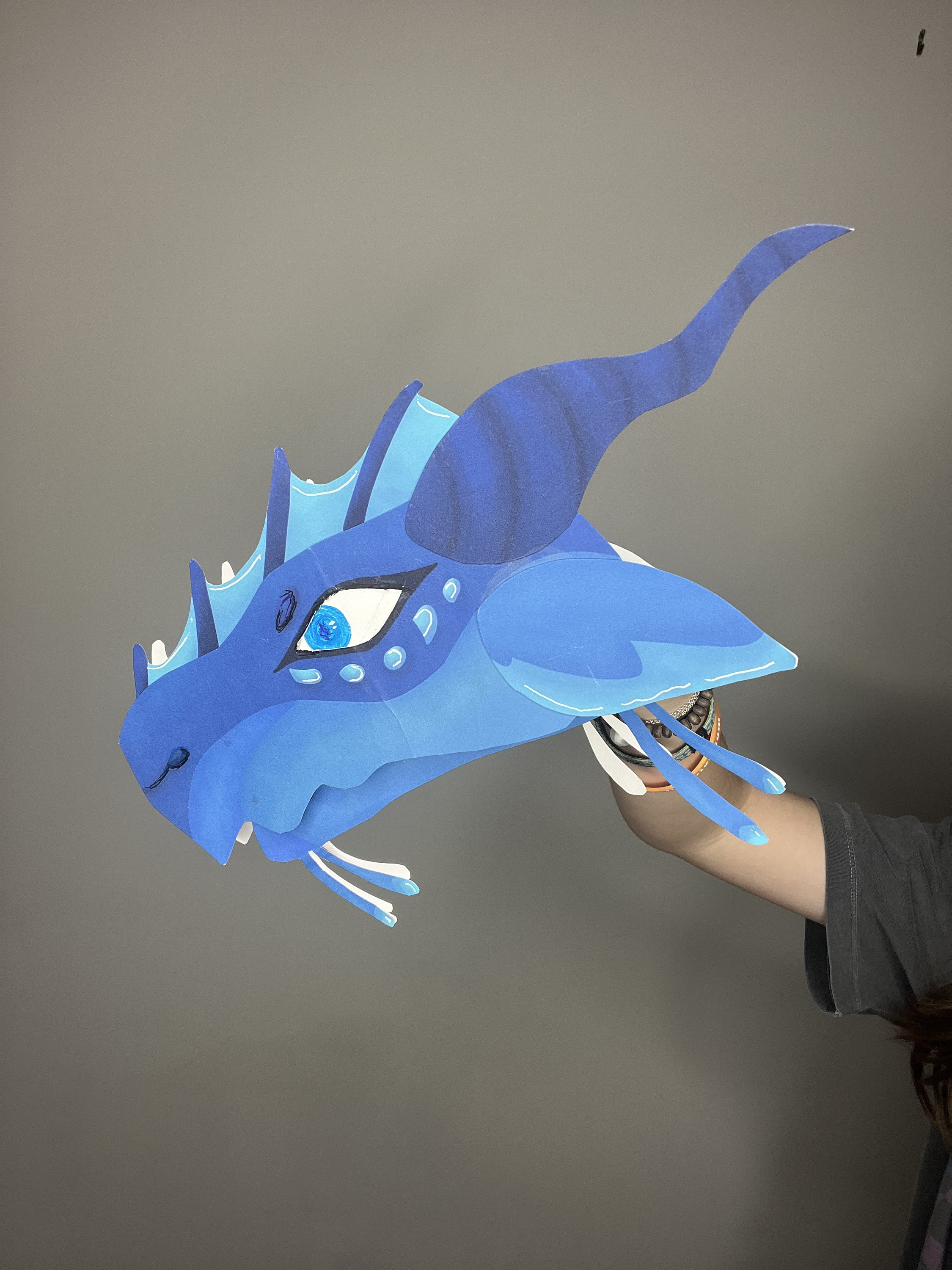 Custom Paper Dragon Puppet - Etsy
