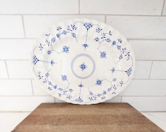 Myott Finlandia Blue and White Platter Made In England