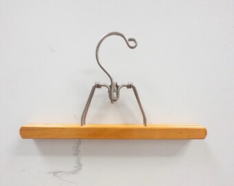 Vintage Extra Long Harmony House Wood with Metal Pants or Skirt Hanger