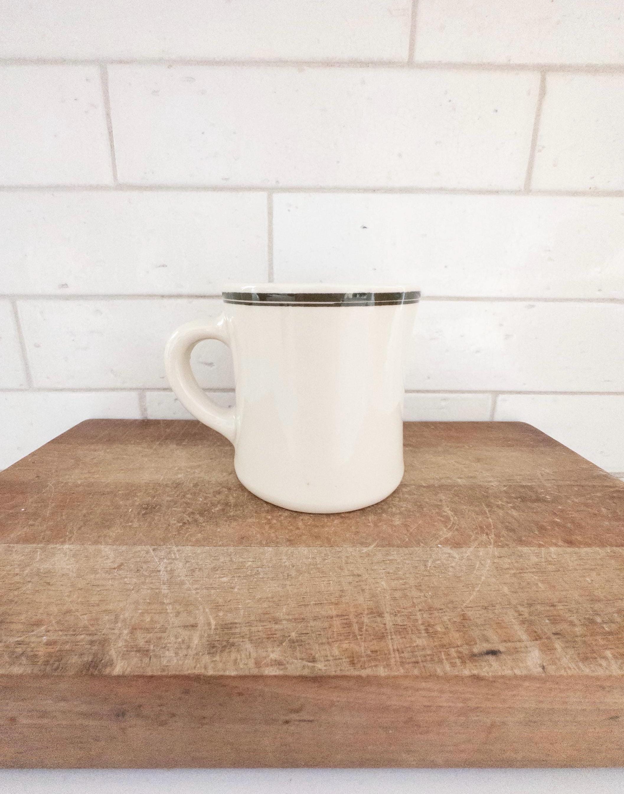 White Ironstone Mugs - Etsy