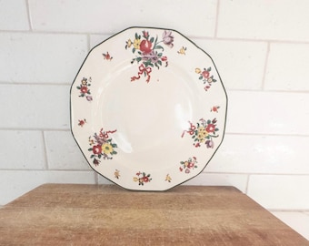 Antique 1930s Royal Doulton Old Leeds Sprays Small Dinner Plate