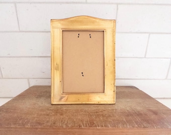 Old Gold Metal Portrait Photo Picture Tabletop Frame