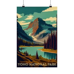 YOHO National Park Premium Matte Vintage Poster