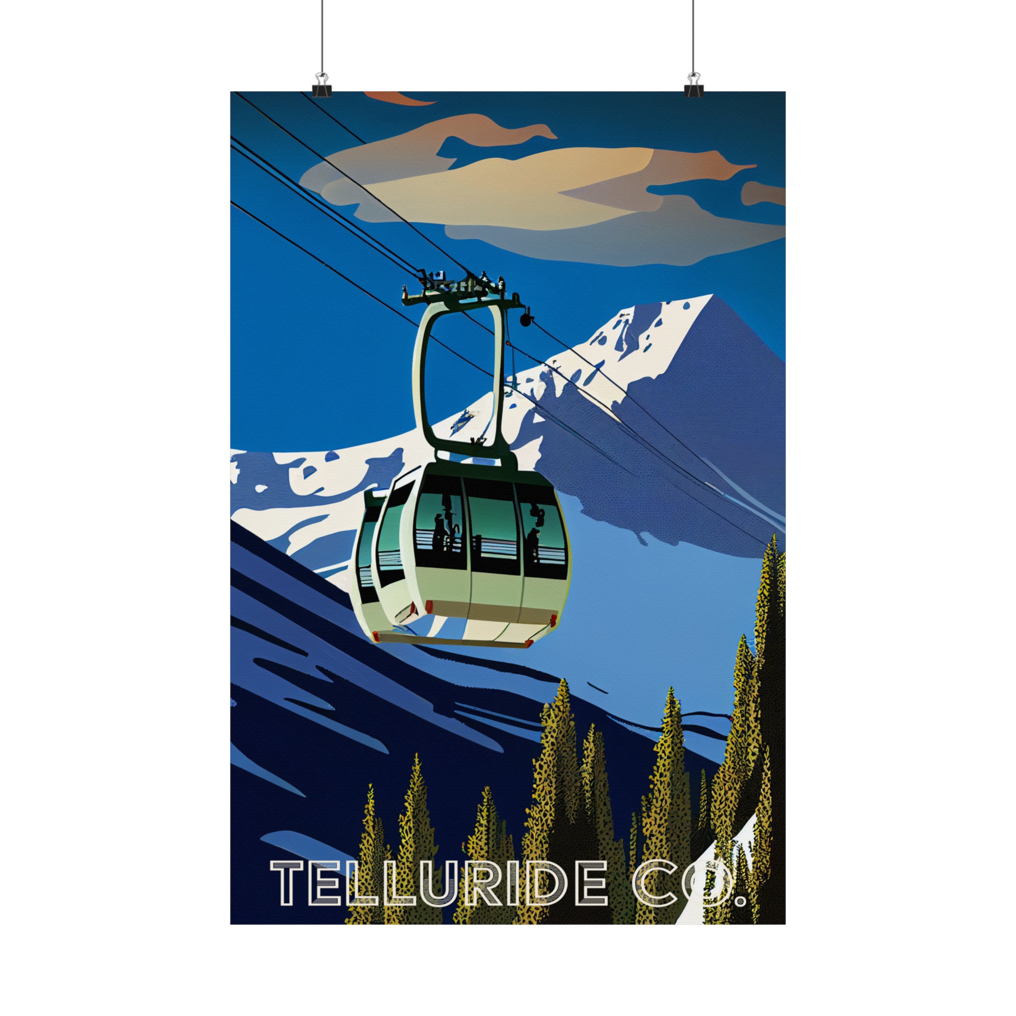 Telluride Colorado Premium Matte Vintage Poster - Etsy