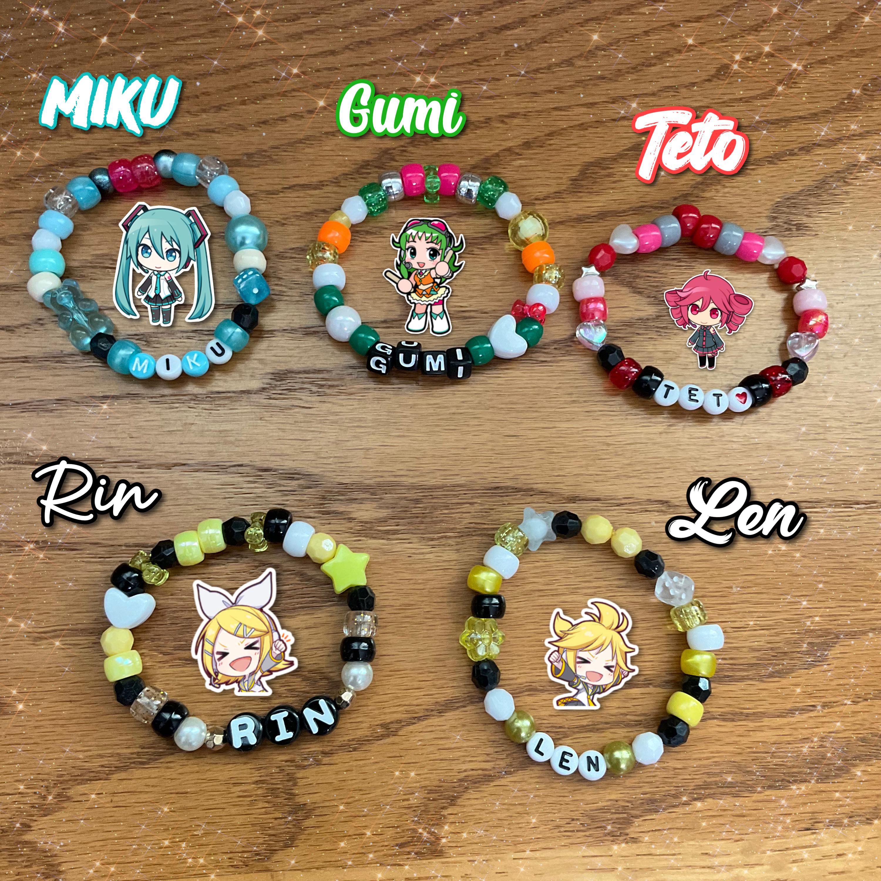 Hatsune Miku and Friends Inspired Kandi - Etsy