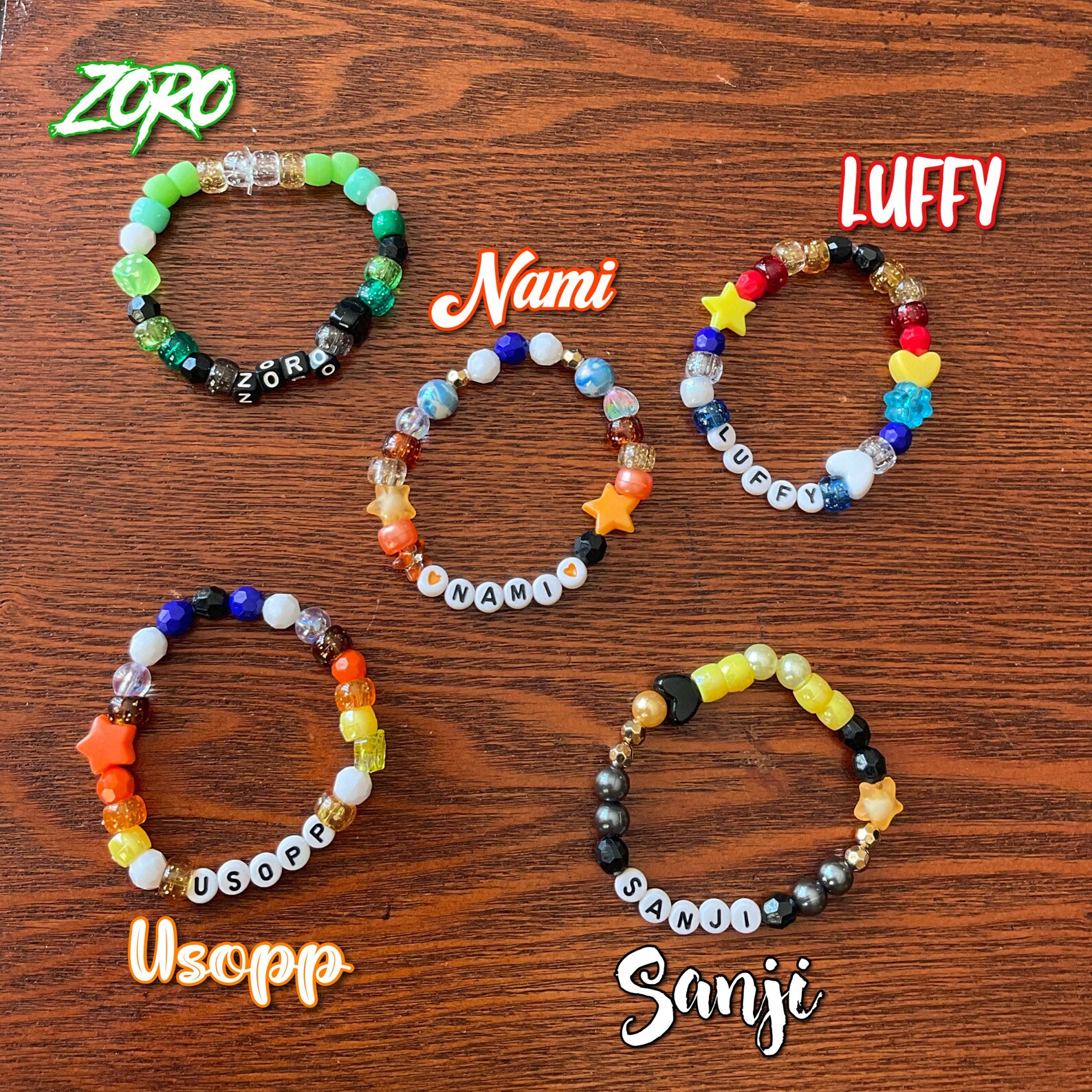 One Piece Friendship Bracelets Etsy