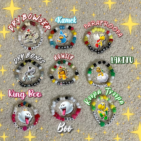 Mario Inspired Bracelets - Etsy