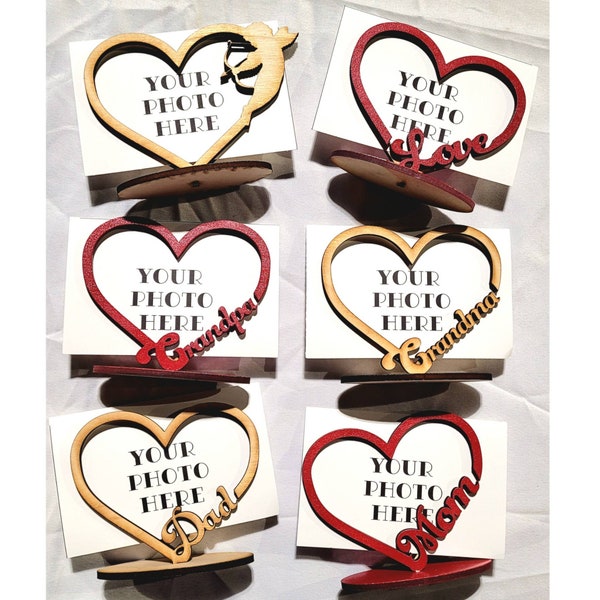 Heart Picture Frame Etsy