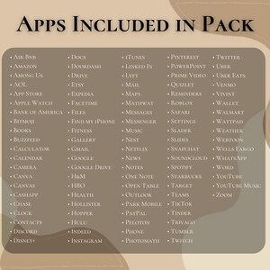 400 Neutral Nude Themed Icons IOS 14/15 App Icons Aesthetic for iPhone