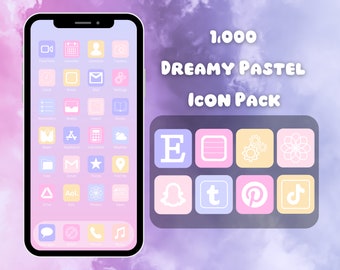 Pastel App Icons: 1000+ Dreamy iOS Home Screen Themes (PDF)