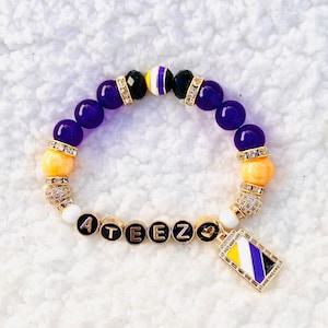 ATEEZ Nonbinary Pride Beaded Bracelet