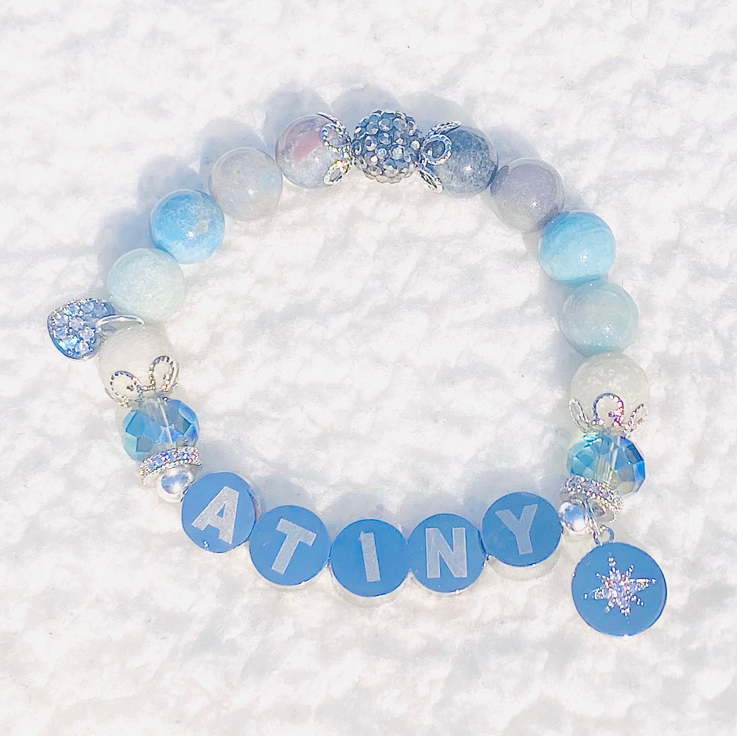 ATEEZ ATINY Rare Genuine Trolleite & Stainless Steel Beaded