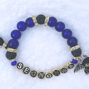 Pulsera de cuentas &quot;Toothless&quot; de Seonghwa de ATEEZ
