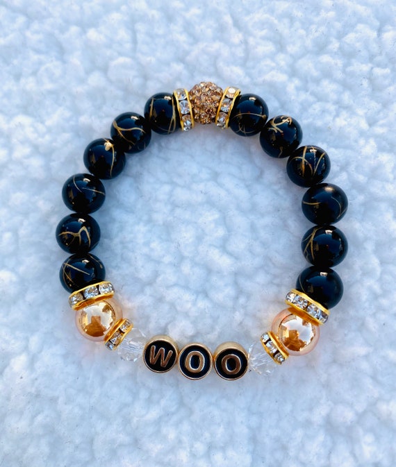 ATEEZ トパーズ ビーズブレスレット トリプルスタック - Etsy 日本