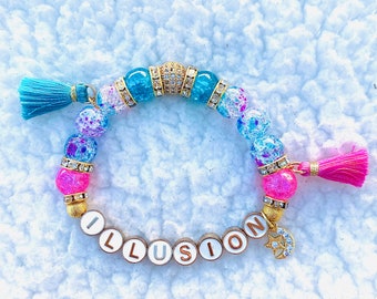 ATEEZ Illusion Multicolor Beaded Bracelet