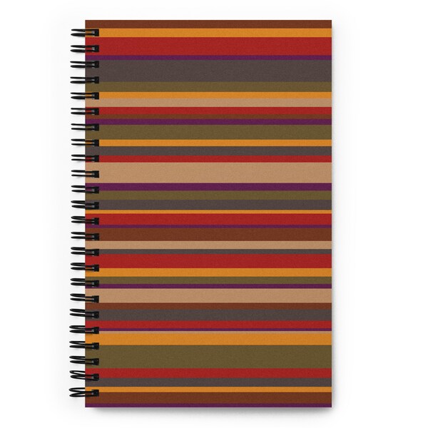 Spiral Notebook - "Fourth Doctor" Pattern