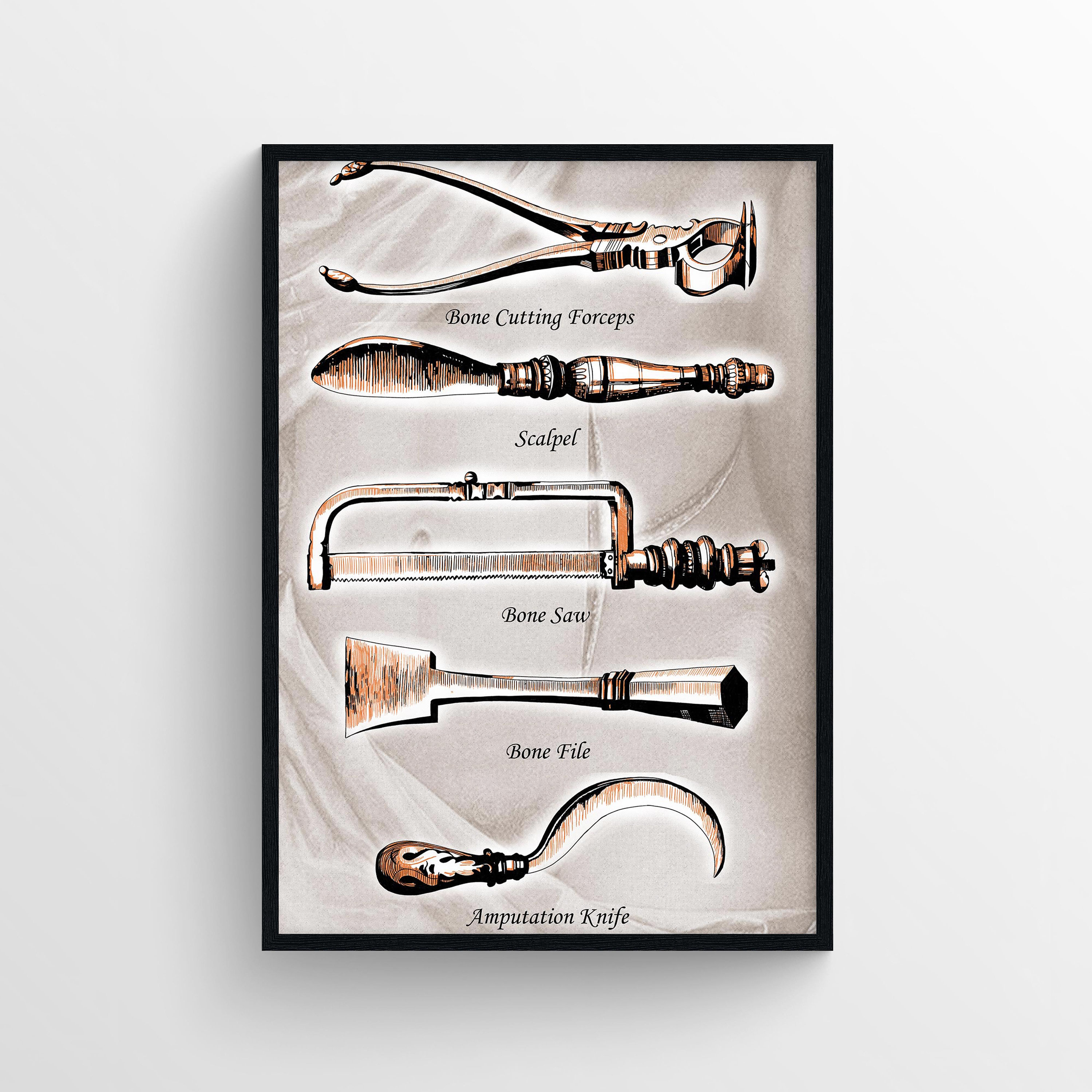 Civil War Hospital Tools