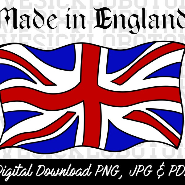 UK Tattoo, Union Jack, British Flag, united kingdom, england, scotland, ireland, png jpg pdf, hand drawn, Digital Download