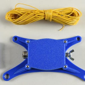 EFHW End Fed Half Wave Antenna with an integrated winder fully assembled SO-239