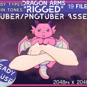 RIGGED PINK Vtuber asset, vtuber plushie, Vtuber, Vtuber arms, Vtuber stuffed animal asset, Vtuber accessory, cute vtuber asset accessory