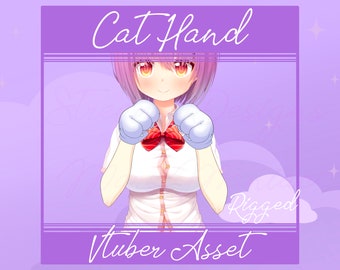 Vtuber cat arm hotkey asset, Vtuber asset, Vtuber Accessory, Vtuber hand, Vtuber cute, vtuber rigged, Vtuber paw asset, Vtuber paws toggle