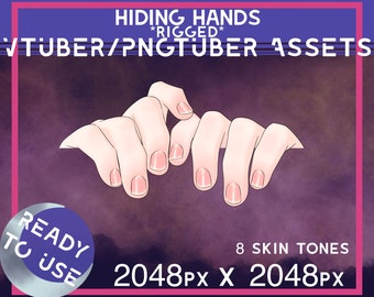 Vtuber hands on edge, Vtuber asset, Vtuber Accessory, Vtuber hand, Vtuber cute, Vtuber arms, vtuber rigged, Vtuber RIGGED asset,Vtuber nails