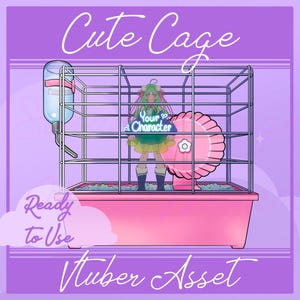 Vtuber Jail Asset | Funny Stream Overlay/Assets | Veadotube | PNGtuber Asset | Vtuber Timeout | VTUBER Asset | Vtuber Cage Asset | VTS OBS