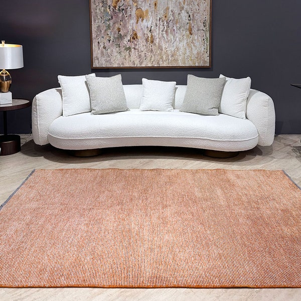 Orange Rug - Etsy