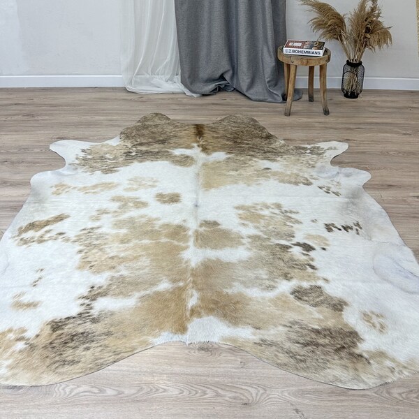 Cream Cowhide Rug Etsy