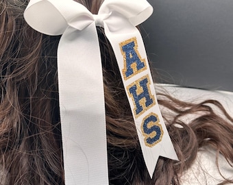 School Spirit- Cheer Bow (Collegiate Style)