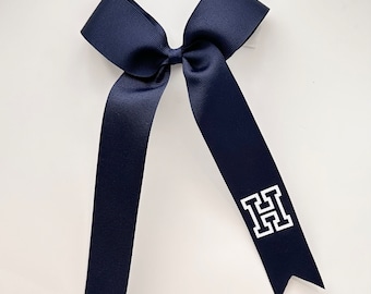 Classic Alpha- Cheer Bow (Collegiate Style)