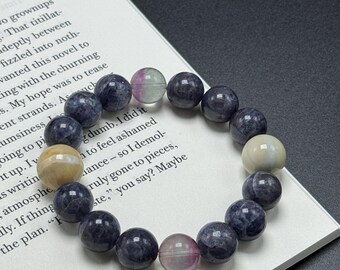 7.5” Inner Balance Chakra and Element Bracelet, Healing Gemstone Jewelry, Boost Creativity & Intuition, Gifts for Her or Him