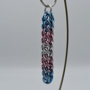 Trans Pride Keychain