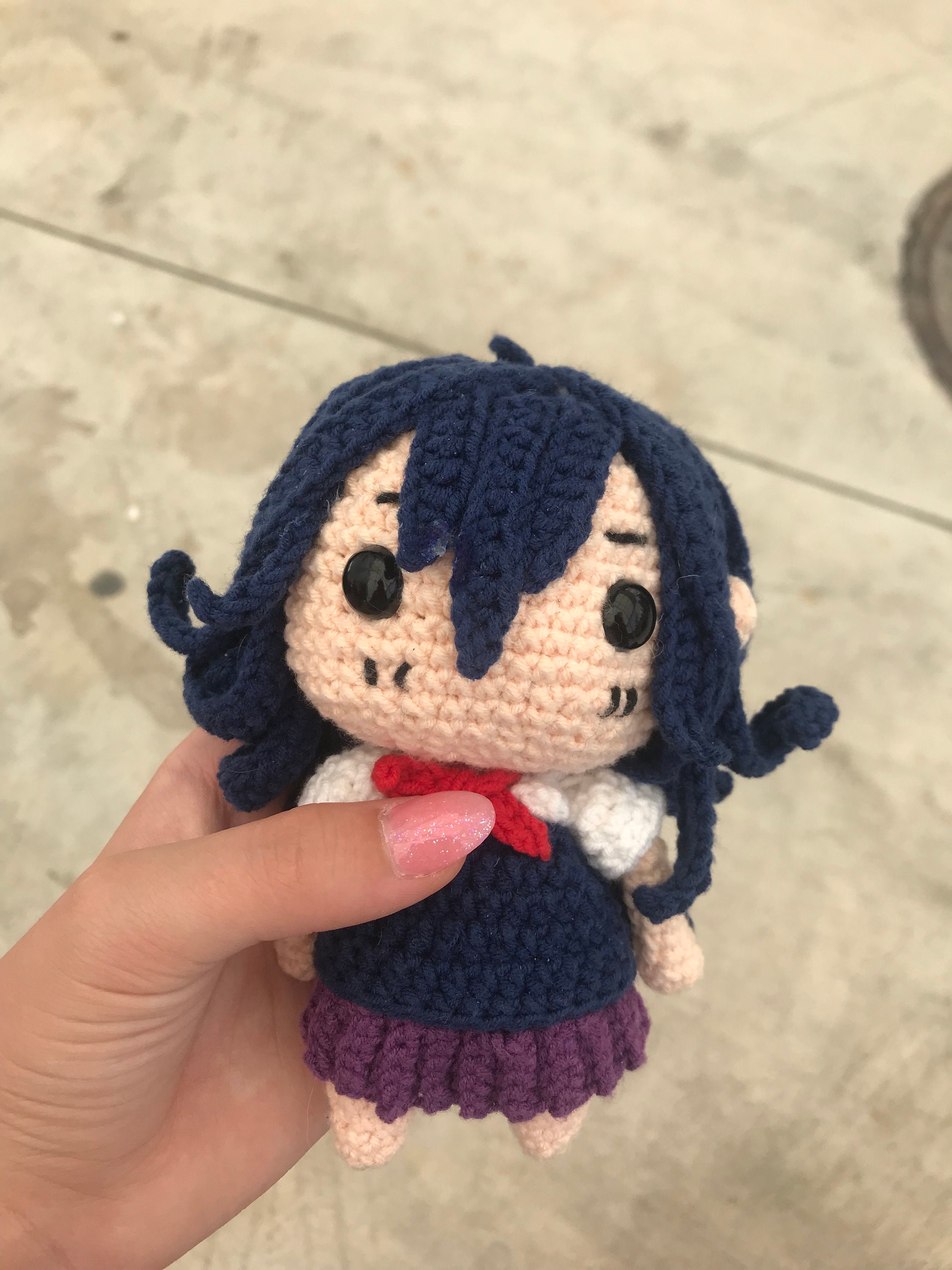 Omori Plush Handmade Omori Crochet Plushie Omori Charm Gift 