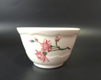 Syracuse China USA Restaurant Ware Ramekin Berry Custard Cup Floral Vintage