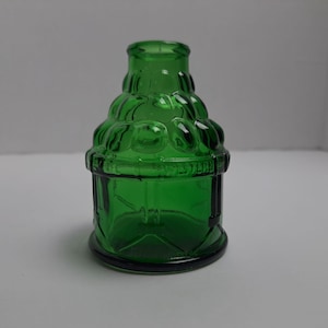 Wheaton NJ Glass Green Herb Finley Rifle Company Western Bottle Vintage