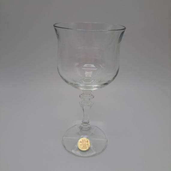 Echt Bleikristall Goblet Genuine Lead Crystal Glass Germany Vintage Glass