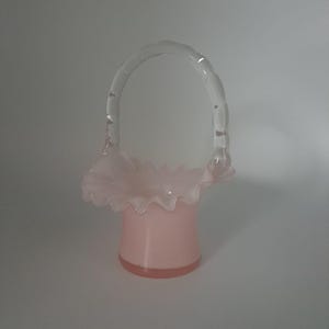 Fenton Pink Basket - Etsy