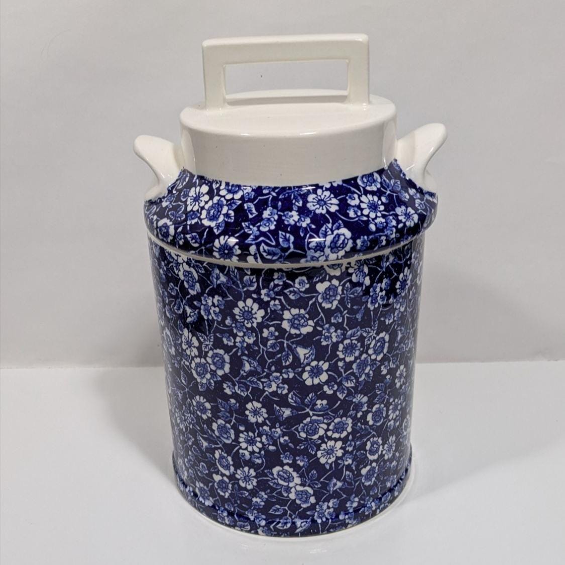 Blue Calico Canister - Etsy