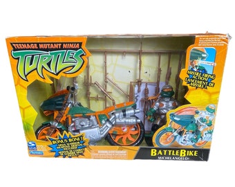 Battle Bike Michaelangelo - 2003 Action Figure - Teenage