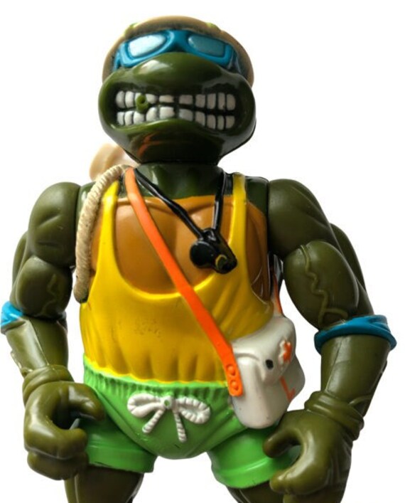 TMNT Lifeguard Leo Action Figure 1992 - Teenage Mutant Ninja