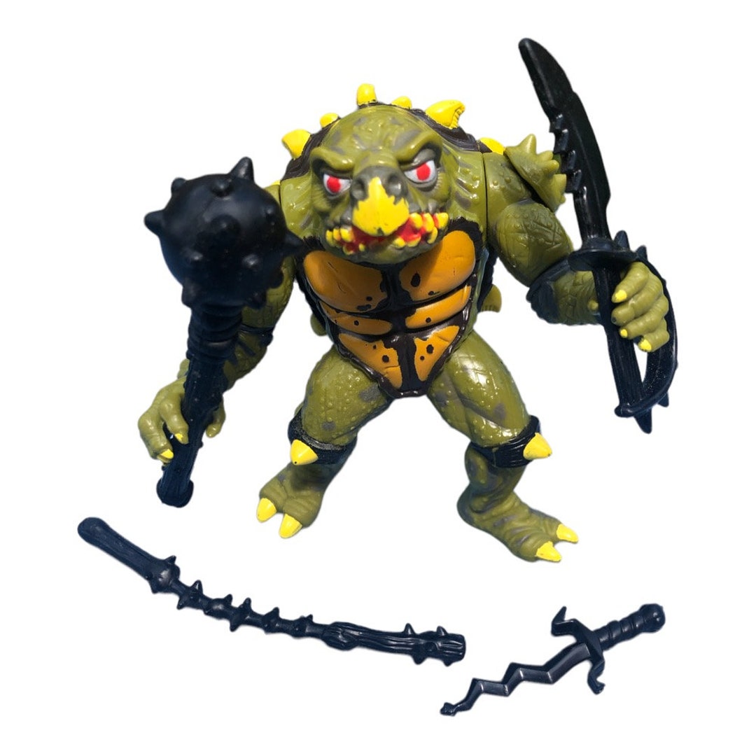 貴重　TMNT タートルズ　Tokka フィギュア　vintage アメトイ TMNT Vintage Tokka Teenage Mutant Ninja Turtles USED 1990